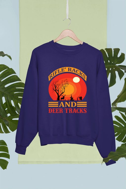 Rifle’ Racks And Deer Tracks T Shirt