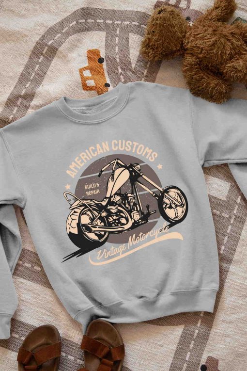 Vintage Motorcycle American Customs T Shirt