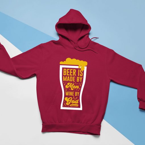 Beer Slogan Beer Is Make By Men Wine By God T Shirt