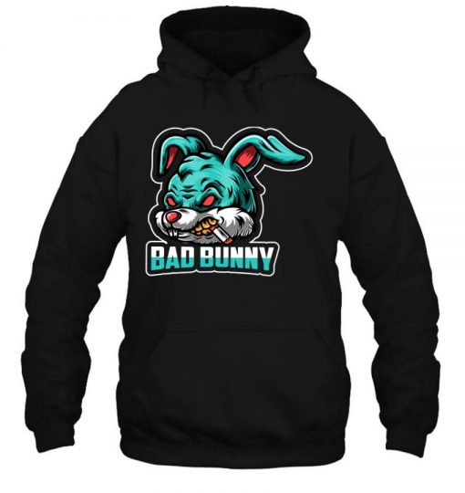 Digital Design Bad Bunny Smoking Version T Shirt