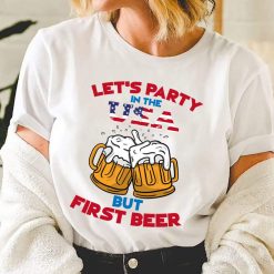 Party in the USA Patriotic Independence Day Unisex T Shirt 2
