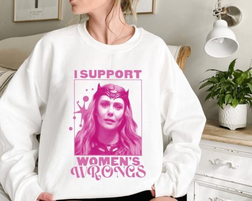 I Support Women’s Wrongs Wanda Maximoff T Shirt