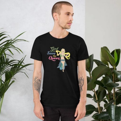 Britney Spears God Save The Queen Illustrated T-Shirt