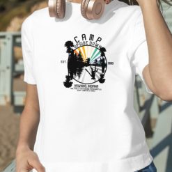 Camp Upside Down Hawkins Indiana Demogorgon Retro Tv Show shirt 2