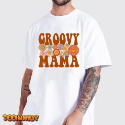 Retro Groovy Mama Matching Family 1st Birthday Party T Shirt img2 3