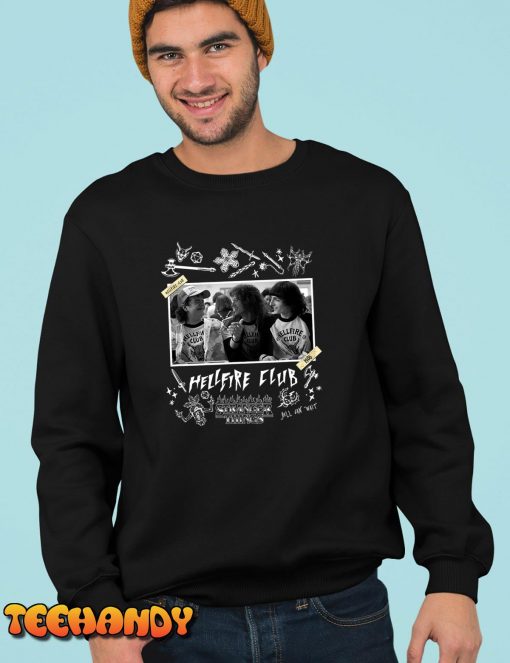 Stranger Things 4 Hellfire Club Yearbook Group Photo T-Shirt