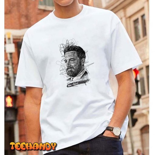 Ben Affleck Abstract Sketch Art Unisex T-Shirt