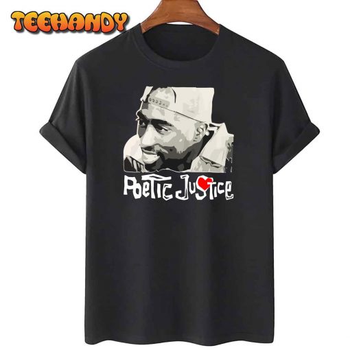 Black Poetic Justice Art Design Unisex T-Shirt