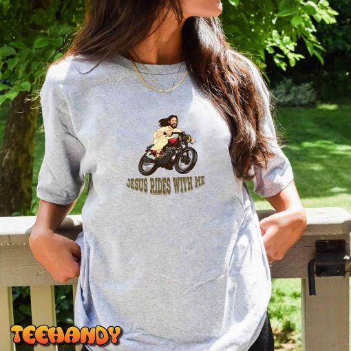 Jesus Rider, Jesus Rides With Me Unisex T-Shirt