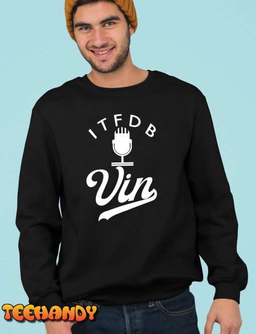 The Vin Mic Los Angeles Baseball Shirt Vin Scully T-Shirt