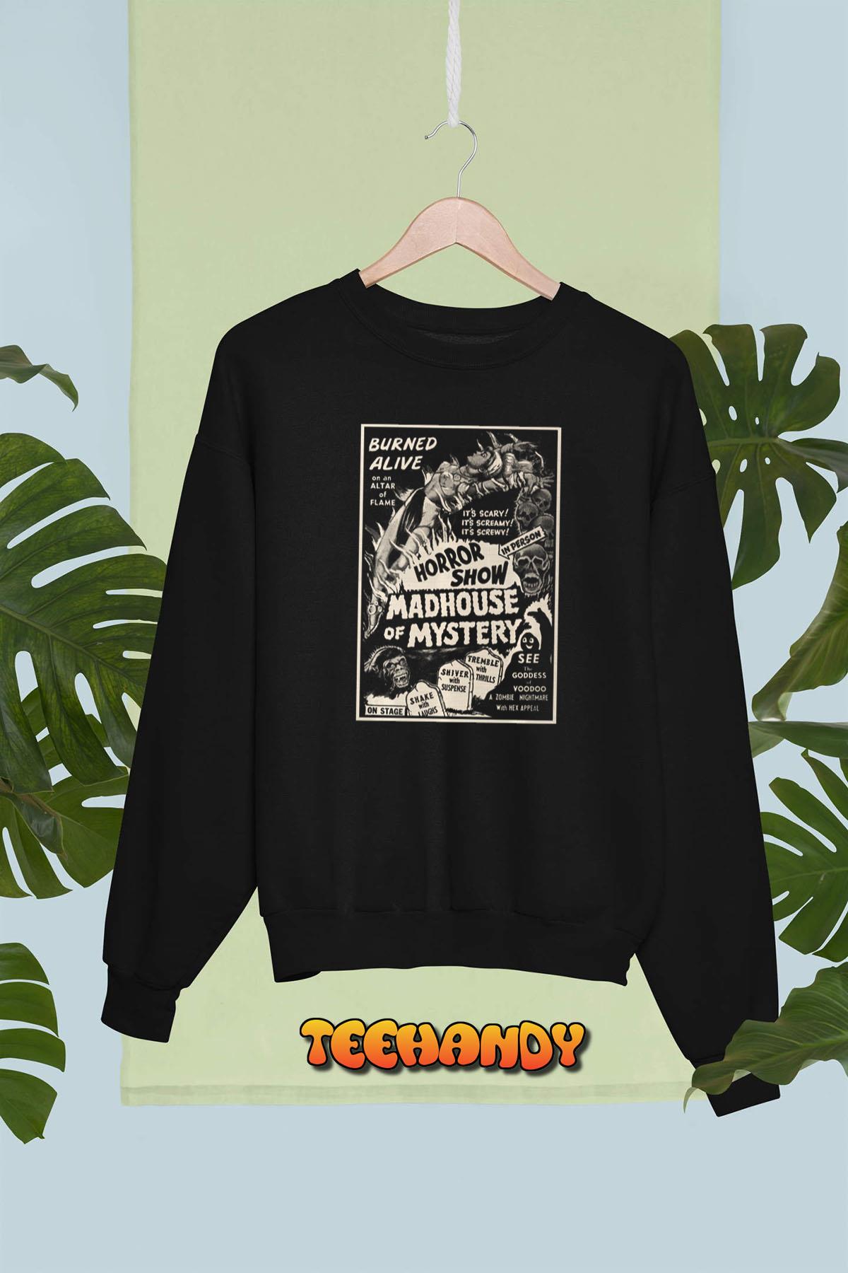 Vintage Halloween Monsters Slasher Horror Movie Horror Show Sweatshirt