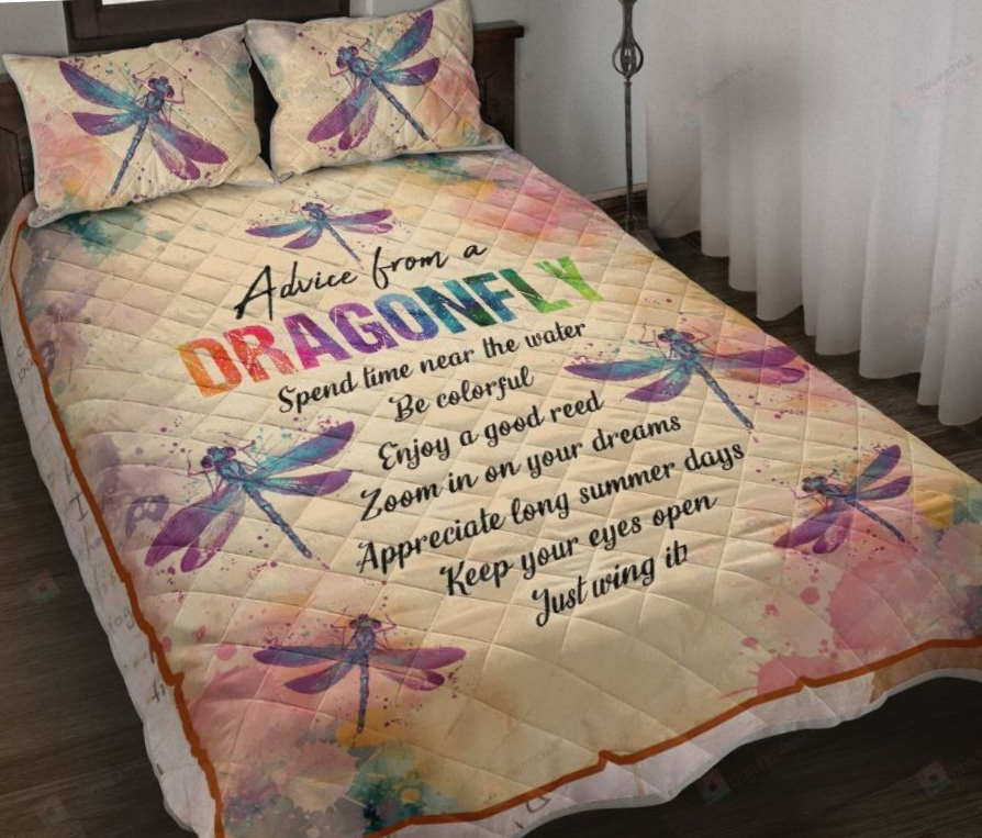 Advice From Dragonfly All Over Printed Bedding Set