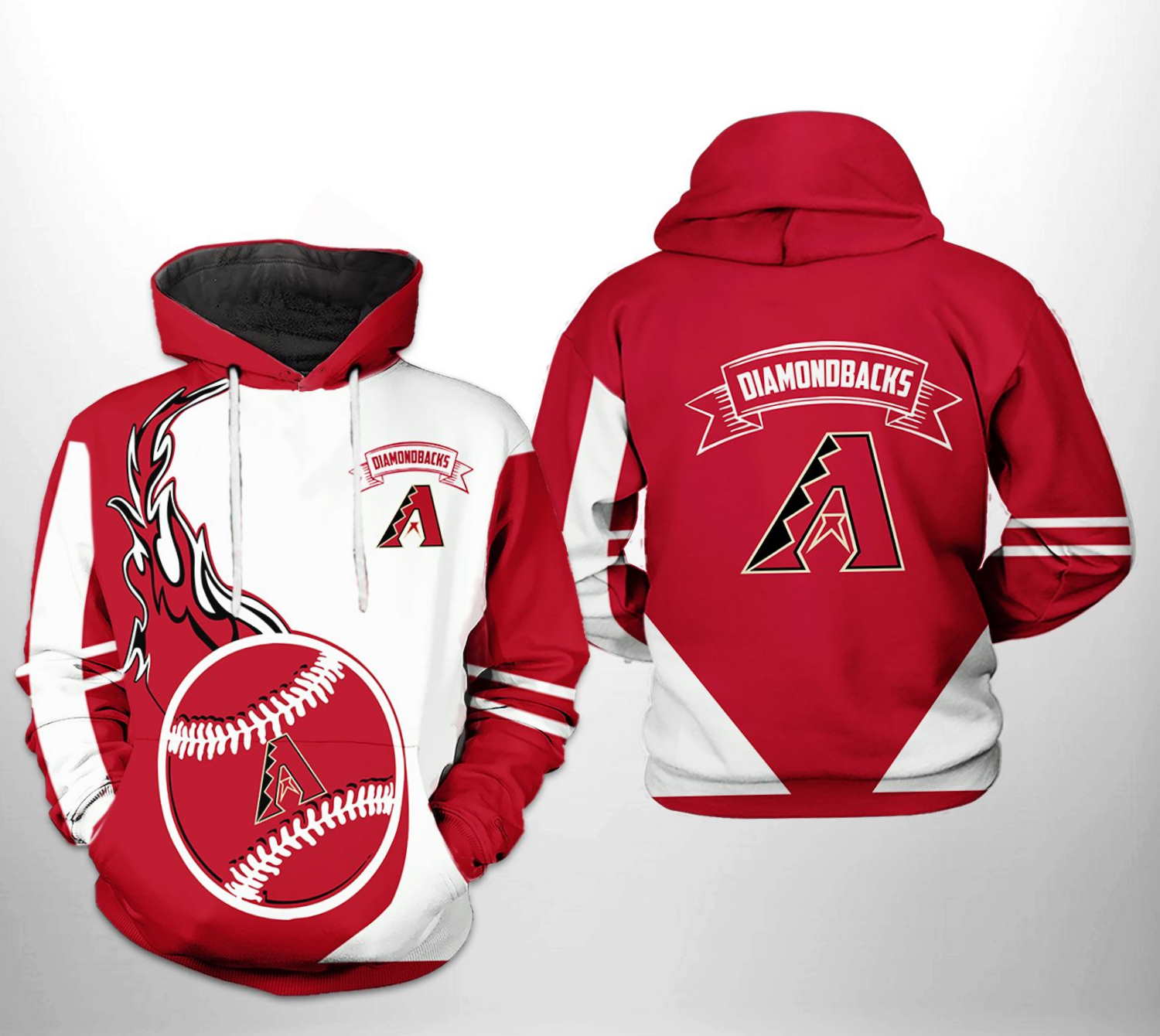 Arizona Diamondbacks MLB Classic 3D Hoodie Zipper Hoodie