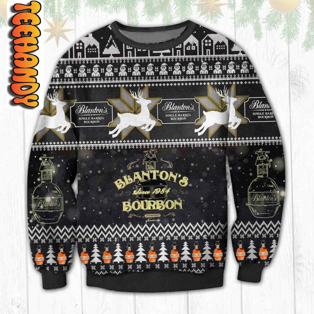 Blanton’s Bourbon Christmas Ugly Sweater