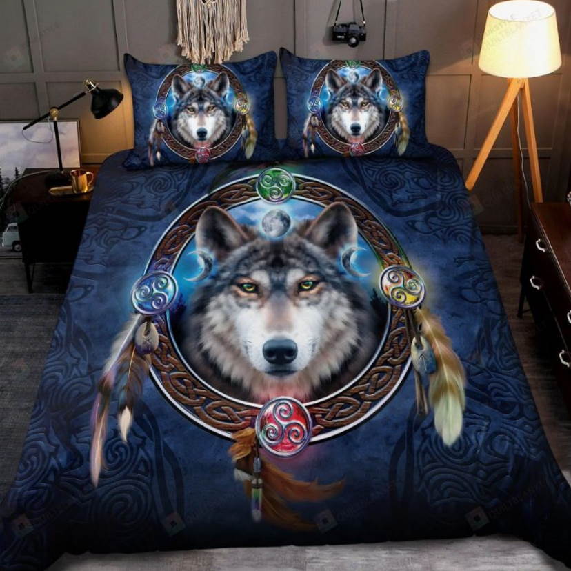 Celtic Wolf All Over Printed 3D Bedding Set