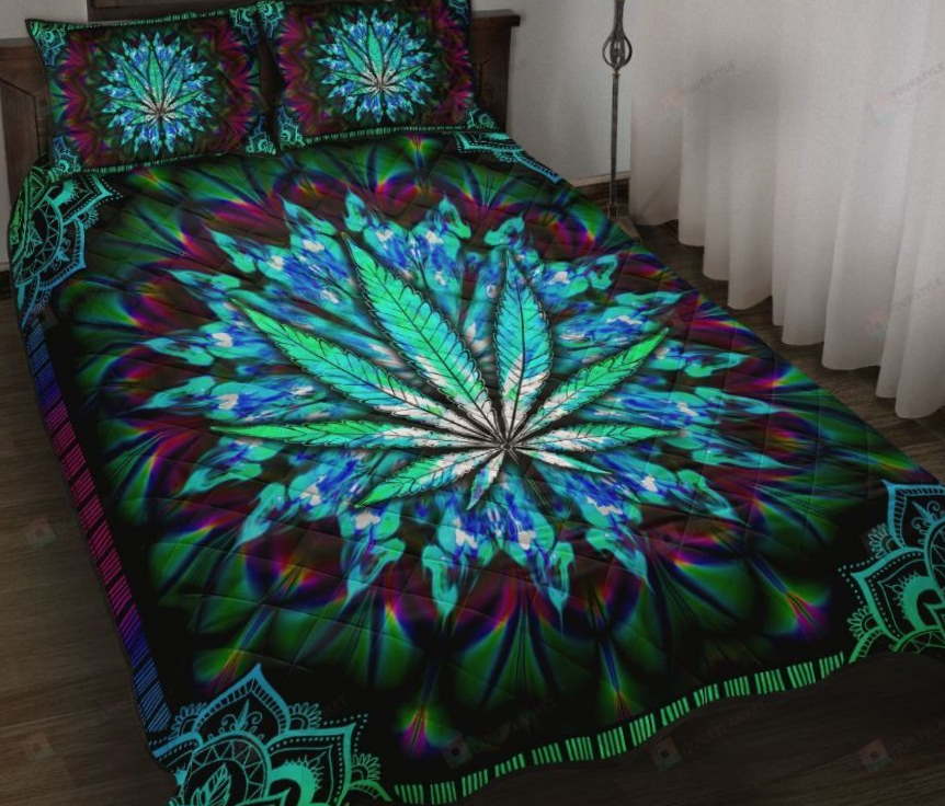 Weed Mandala 3D Bedding Set