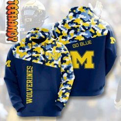 American Football Michigan Wolverines 3D Hoodie
