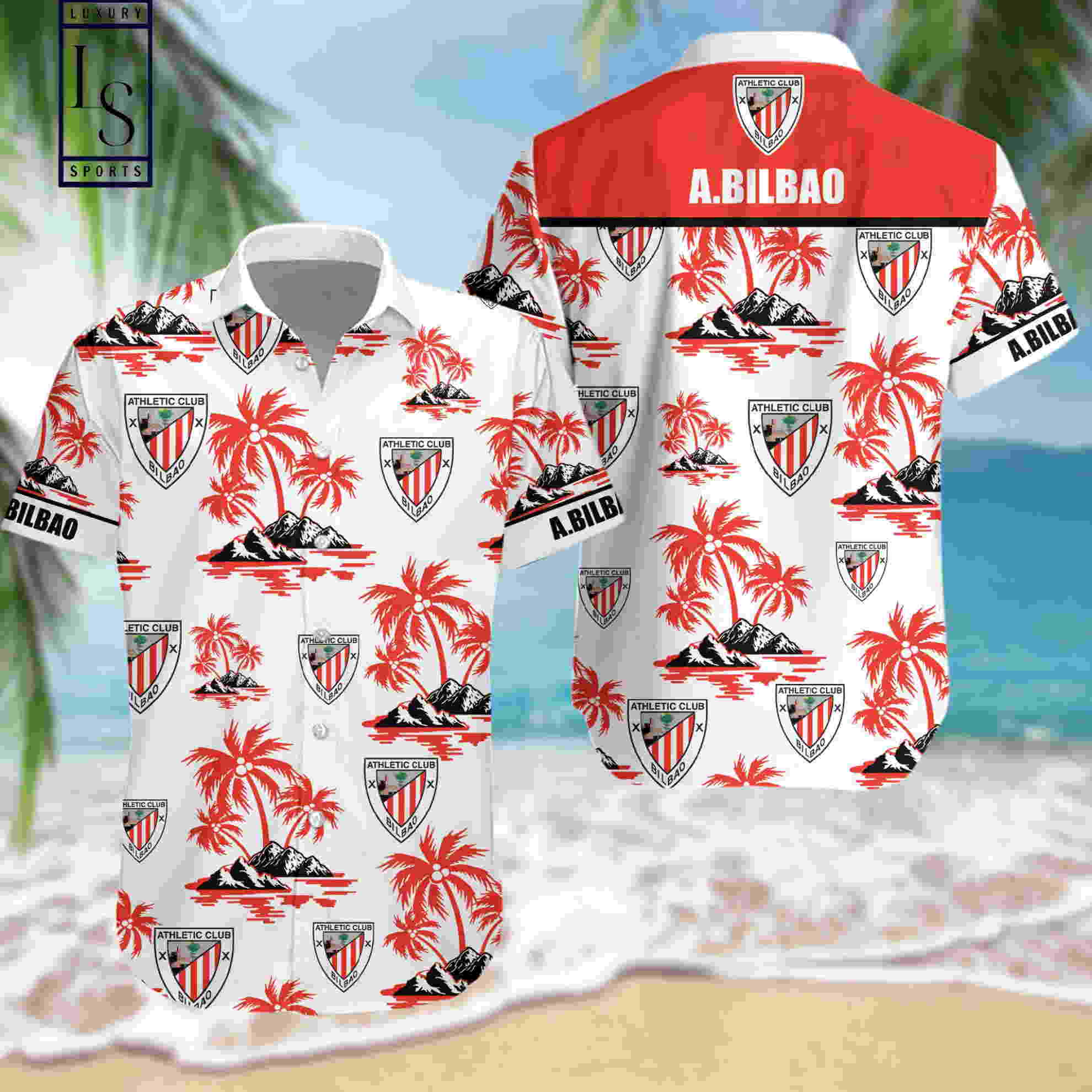 Athletic Bilbao Hawaiian Shirt Athletic Bilbao Hawaiian Shirt