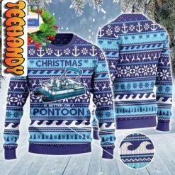 Christmas Is Better On A Pontoon Ugly Christmas Sweater