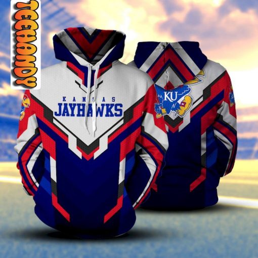 Kansas Jayhawks Basketball NCAA 3D Hoodie