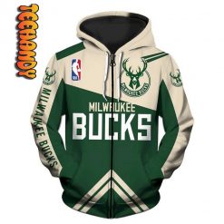 Milwaukee Bucks NBA 3D Hoodie