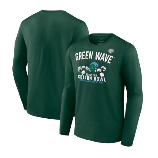 Tulane Green Wave 2023 Cotton Bowl Gameday Stadium Long Sleeve