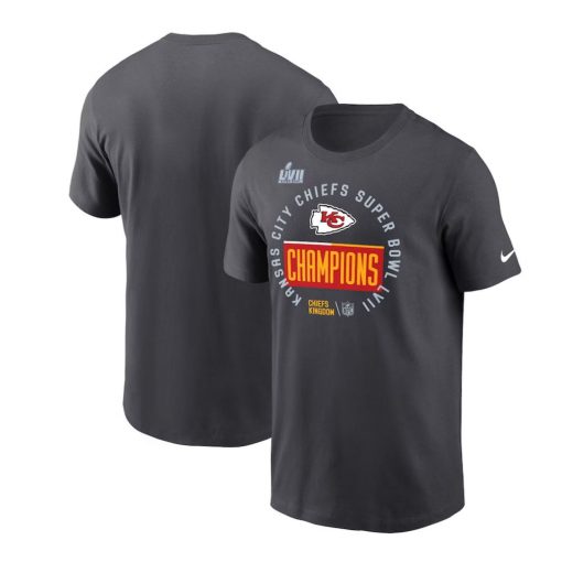 Kansas City Chiefs Super Bowl LVII Champions Locker Room Trophy Collection T-Shirt