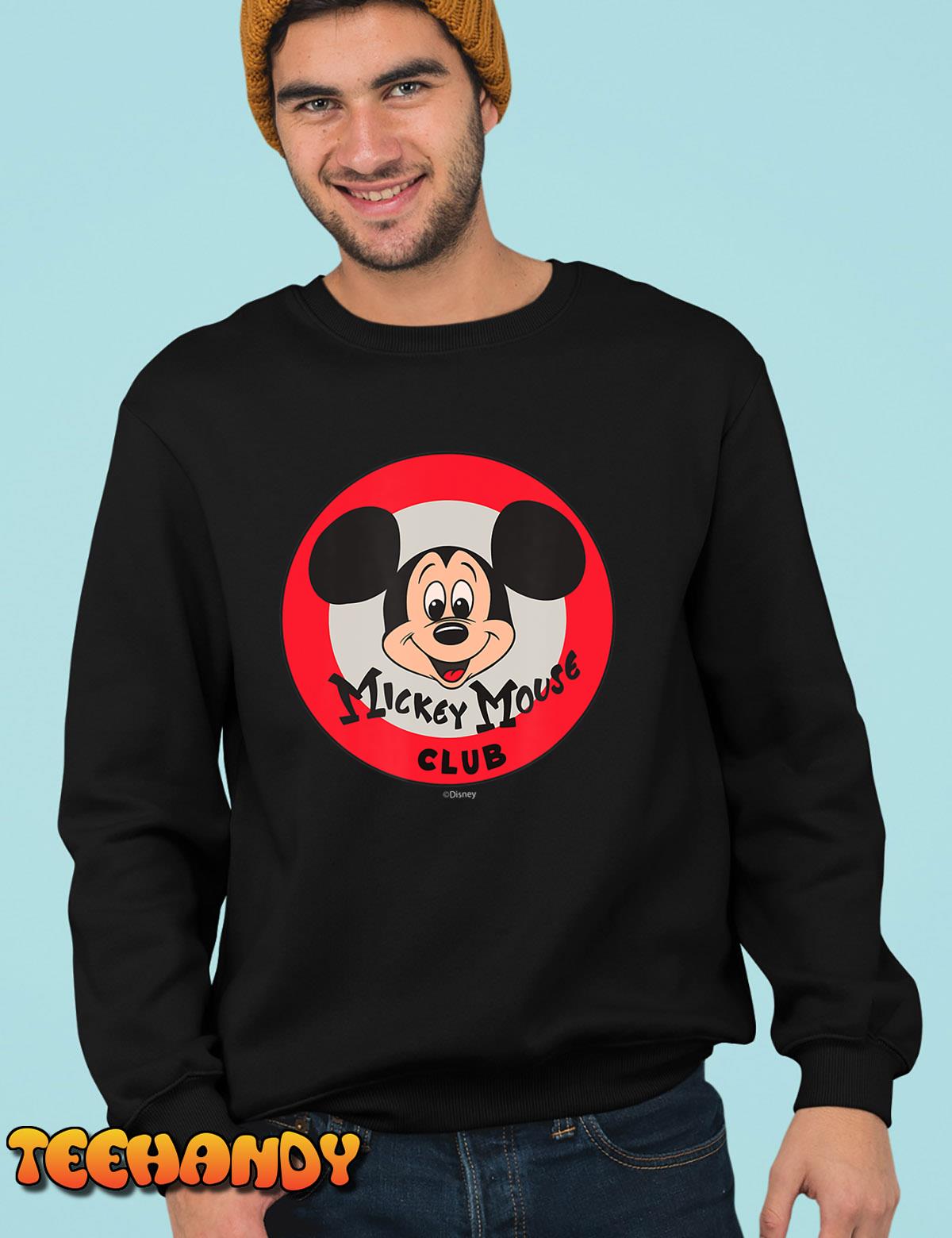 Disney 100 Mickey Mouse Club Logo Color Vintage D100 T-Shirt