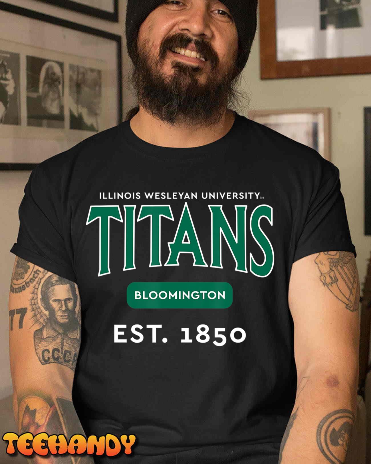 Illinois Wesleyan University Titans Est. Date T-Shirt Illinois Wesleyan University Titans Est. Date T-Shirt