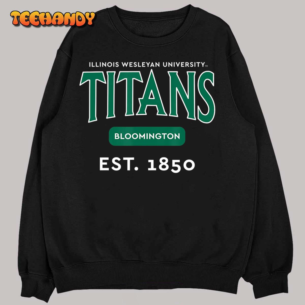 Illinois Wesleyan University Titans Est. Date T-Shirt Illinois Wesleyan University Titans Est. Date T-Shirt
