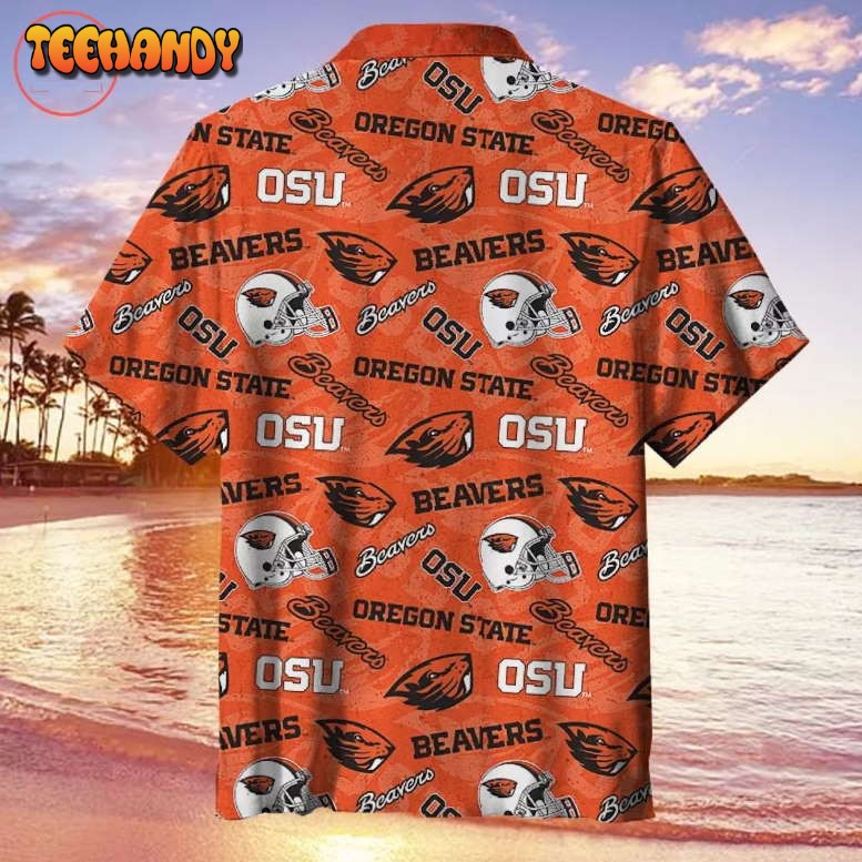 Ncaa Oregon State Beavers Hawaiian Shirt Ncaa Oregon State Beavers Hawaiian Shirt