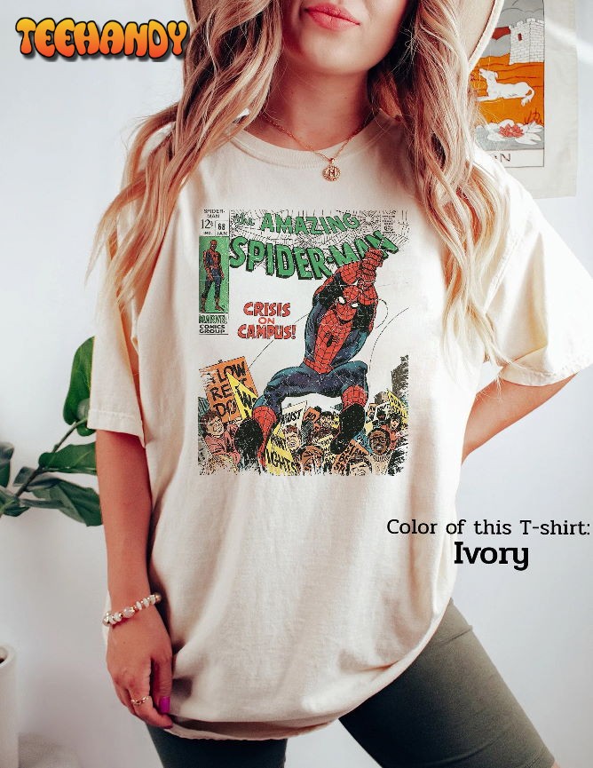 Amazing Spider-Man Avenger Superhero Comfort Colors Shirt, Vintage Spiderman Shirt
