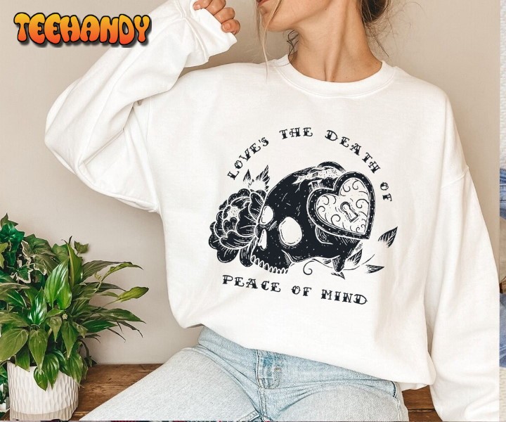 Bad Omens Love's The Death Of Peace Of Mind T-Shirt Bad Omens Love's The Death Of Peace Of Mind T-Shirt