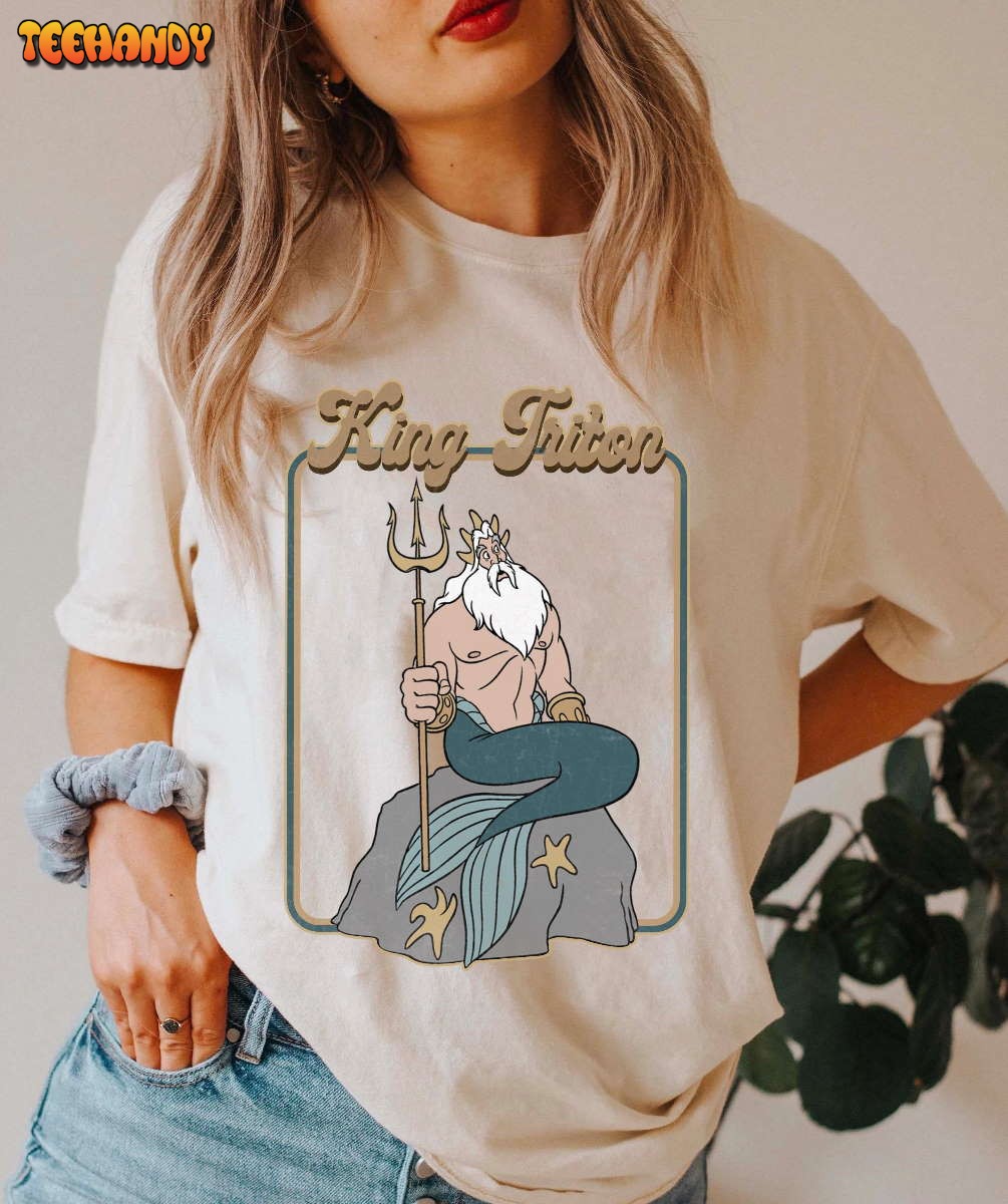 King Triton The Little Mermaid Vintage Shirt King Triton The Little Mermaid Vintage Shirt