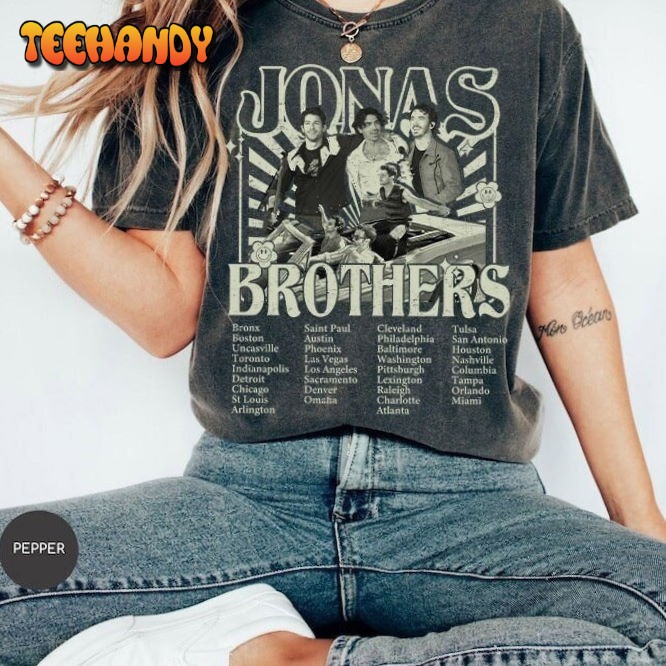 Vintage Jonas Brothers Comfort Colors Shirt, Jonas Brothers Fan 90’s T Shirt