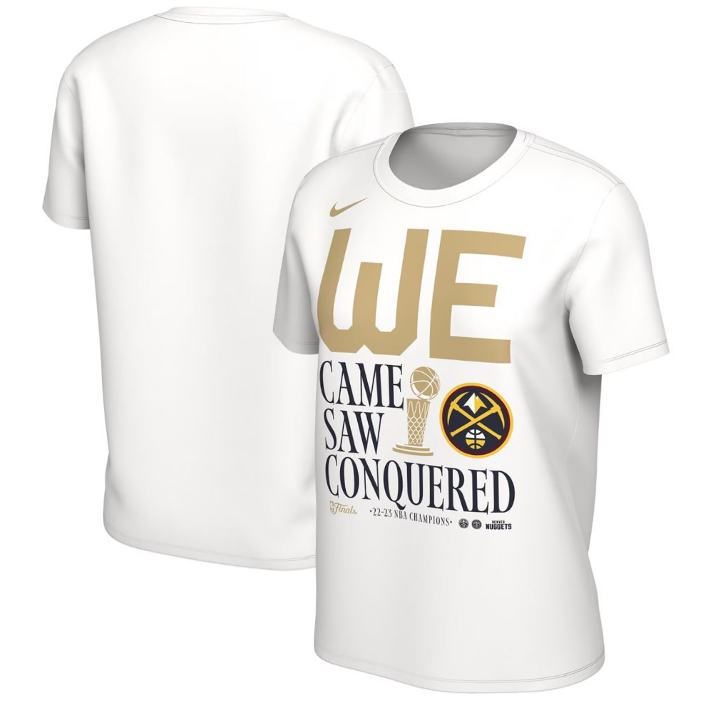 Denver Nuggets We Came Saw Conquered 2022-23 NBA Champions T Shirt Denver Nuggets We Came Saw Conquered 2022-23 NBA Champions T Shirt