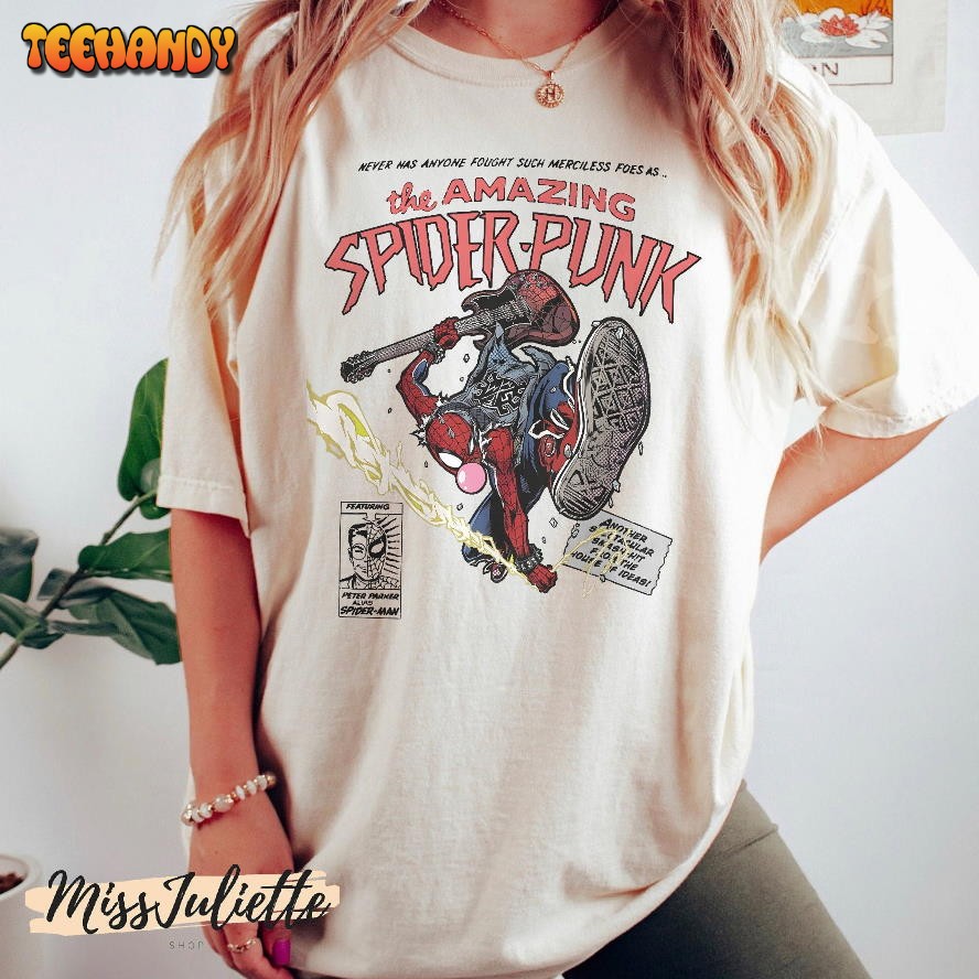 Comfort Colors Vintage 90s The Amazing Spider-Man Across the Spider-Verse Shirt