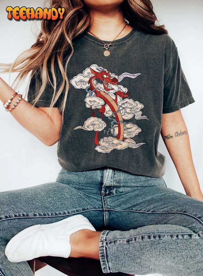 Disney Funny Mushu Comfort Colors Shirt, Vintage Mulan Graphic T-Shirt