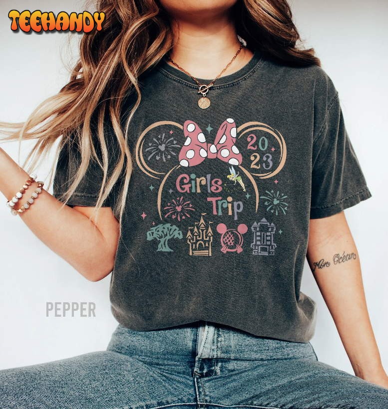 Disney Girls Trip 2023 Comfort Colors Shirt, Vintage Besties Trip 2023 Shirt