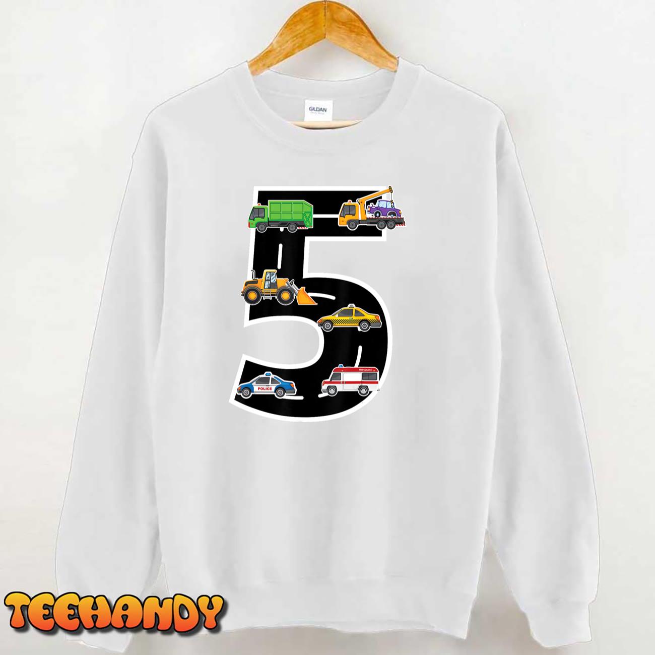 Fifth 5yr 5th Birthday Boy 5 Years Old Birthday Decoration T-Shirt Fifth 5yr 5th Birthday Boy 5 Years Old Birthday Decoration T-Shirt