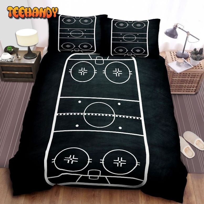 Hockey Yard Bed Sheets Duvet Cover Bedding Sets