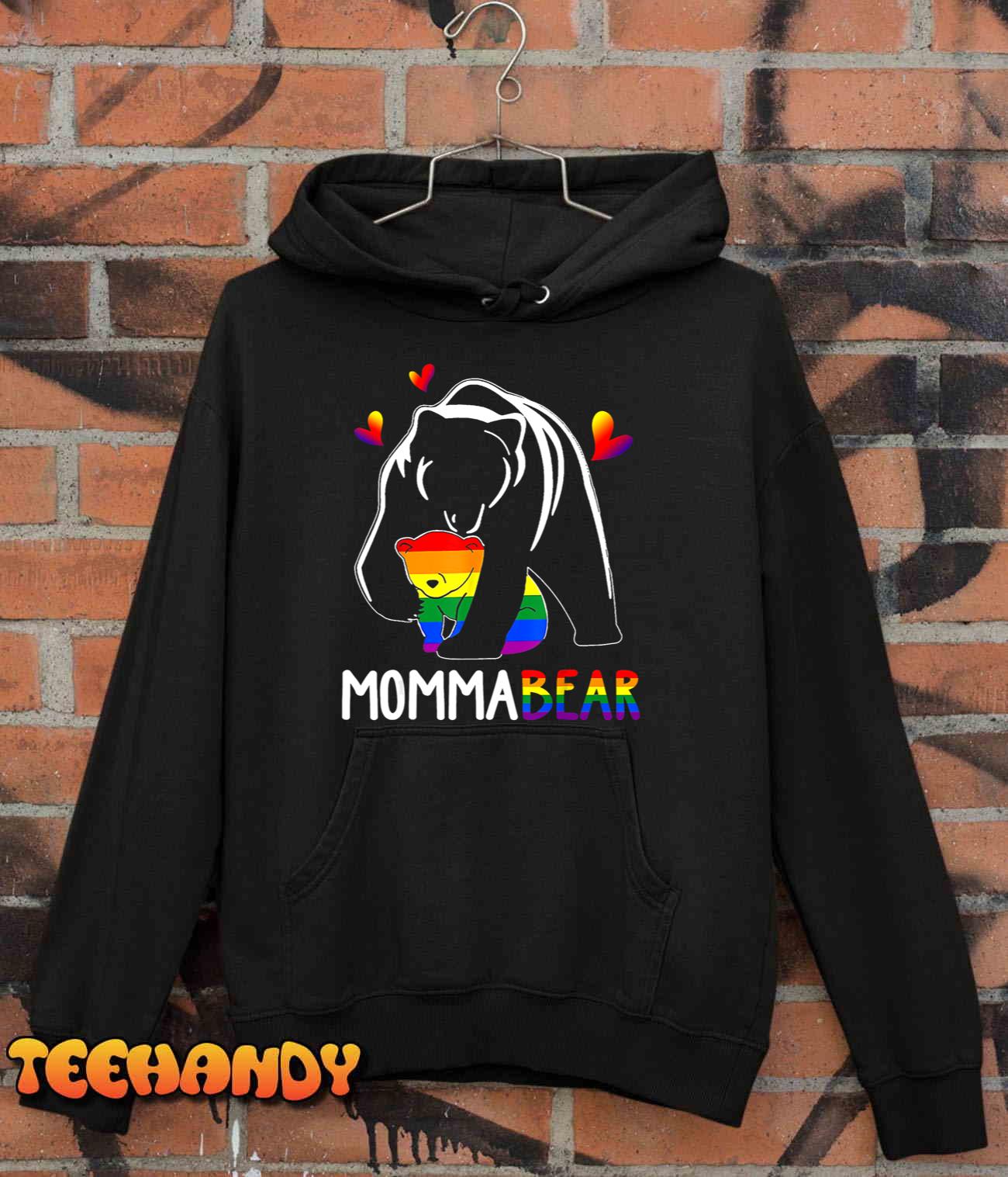 LGBT Mama Momma Bear Gay Pride Proud Mom Mother's Day T-Shirt LGBT Mama Momma Bear Gay Pride Proud Mom Mother's Day T-Shirt
