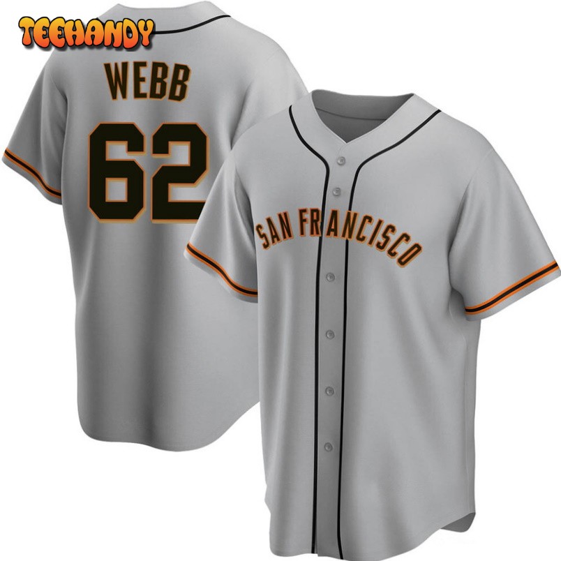 San Francisco Giants Logan Webb Gray Road Replica Jersey