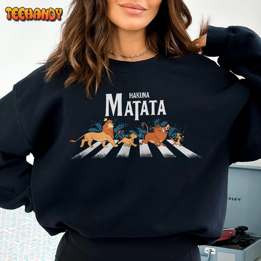Vintage Disney Lion King Characters Walking Across The Road Comfort Colors Shirt