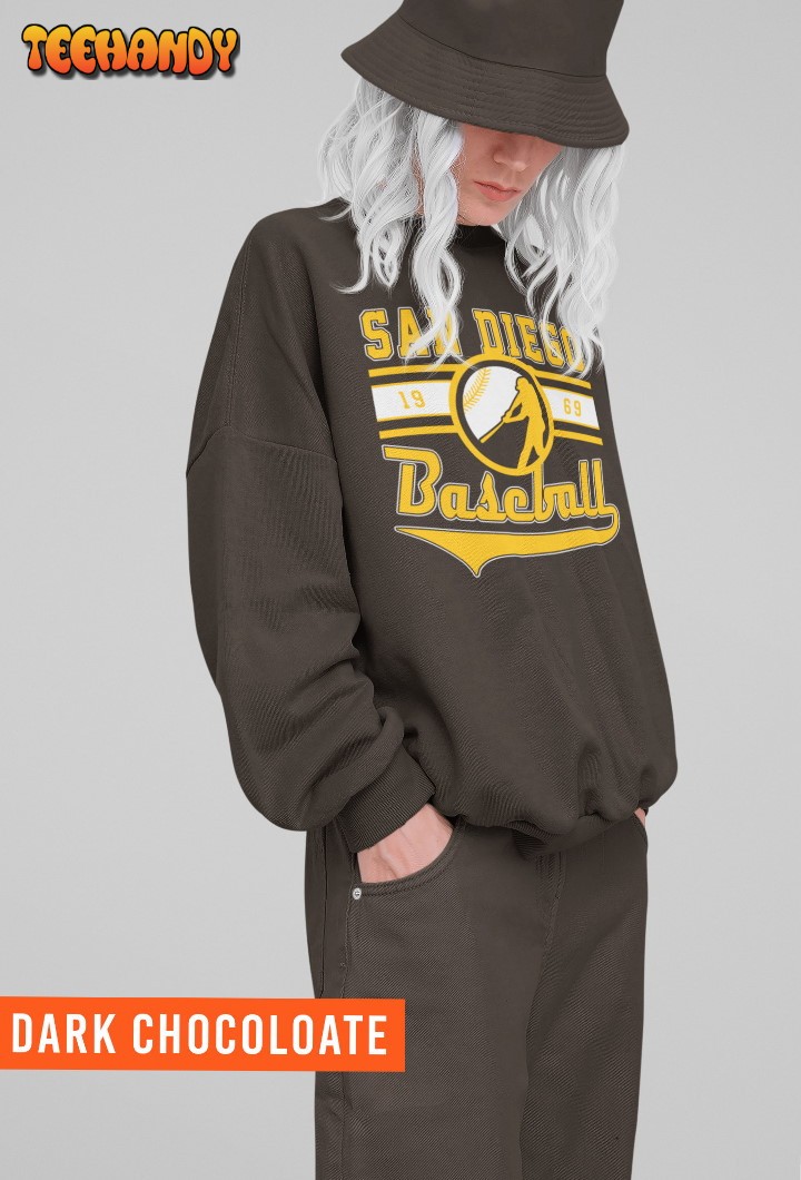Vintage San Diego Padre Crewneck Sweatshirt T-Shirt, Padres EST 1969 Sweatshirt Vintage San Diego Padre Crewneck Sweatshirt T-Shirt, Padres EST 1969 Sweatshirt