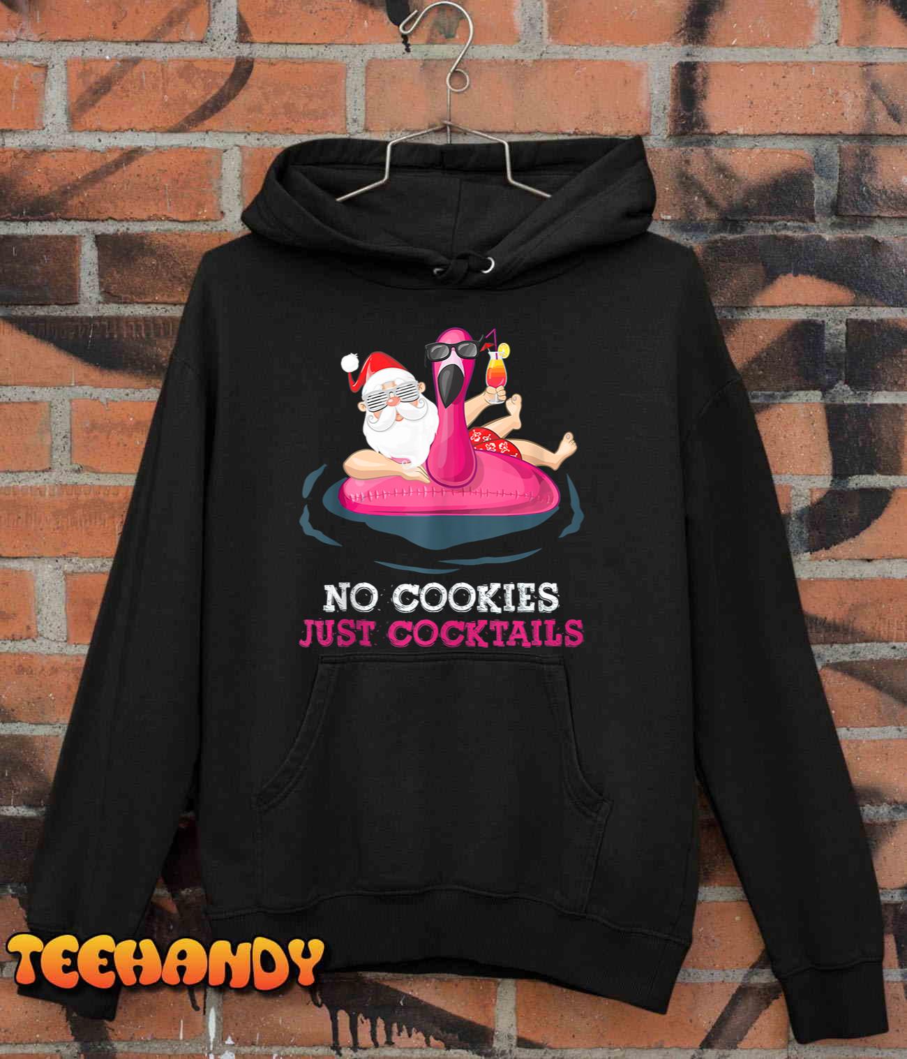 Christmas In July No Cookies Just Cocktails Summer Flamingo Tank Top Christmas In July No Cookies Just Cocktails Summer Flamingo Tank Top