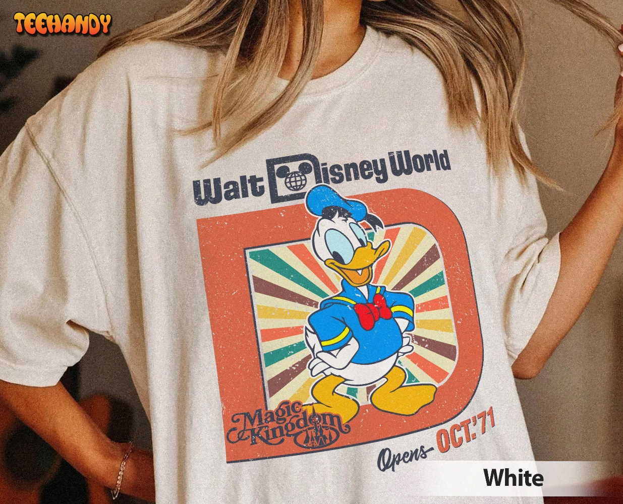 Donald Duck Vintage Walt Disney World Opens 1971 Comfort Colors Shirt