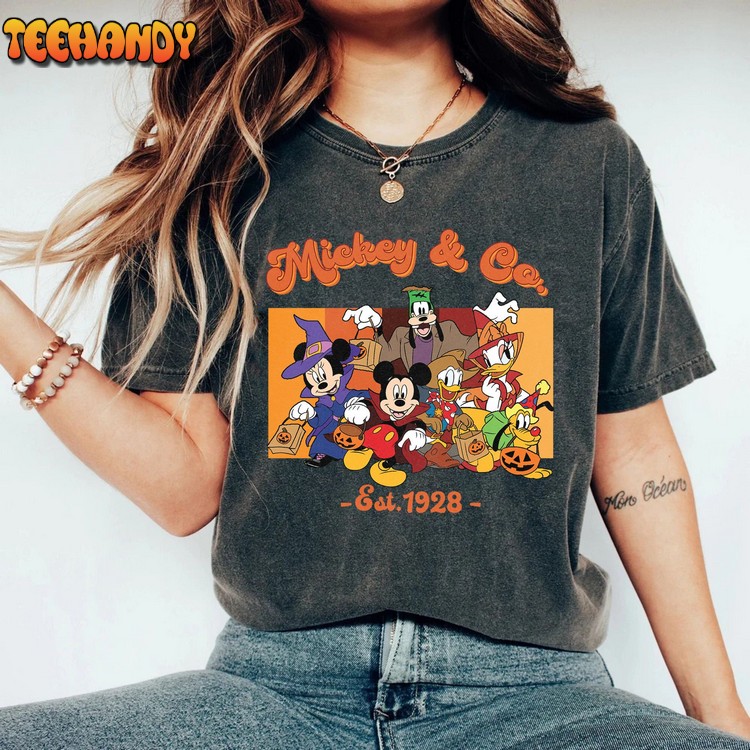 Vintage Mickey & Co 1928 Halloween Comfort Color Shirt