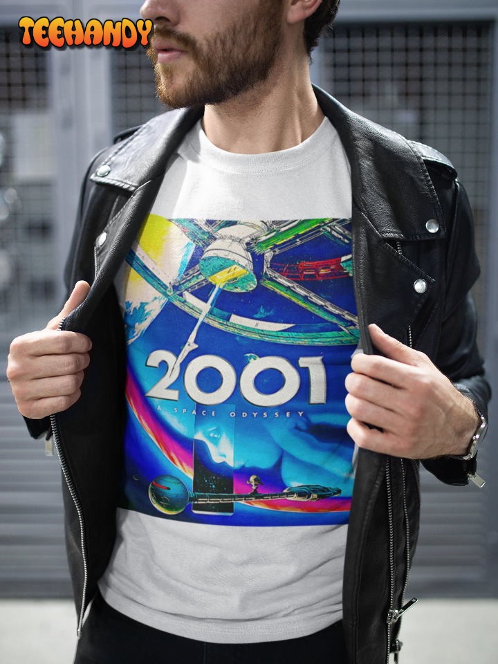 2001 A Space Odyssey Movie Soft T-Shirt, 60's Movie Nostalgia T Shirt 2001 A Space Odyssey Movie Soft T-Shirt, 60's Movie Nostalgia T Shirt
