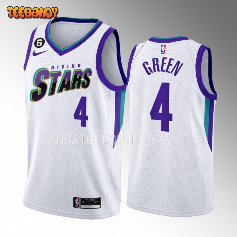 Houston Rockets Jalen Green 2023 NBA Rising Stars White Jersey